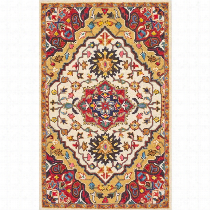 Nuloom 5' X 8' Hand Tufted Arline Rug In Red