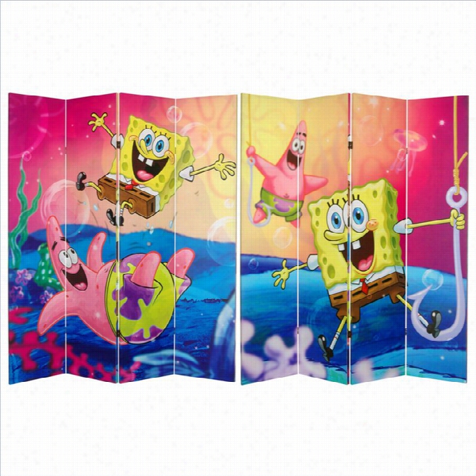 Oriental Spongebob And Patrick Room Divider