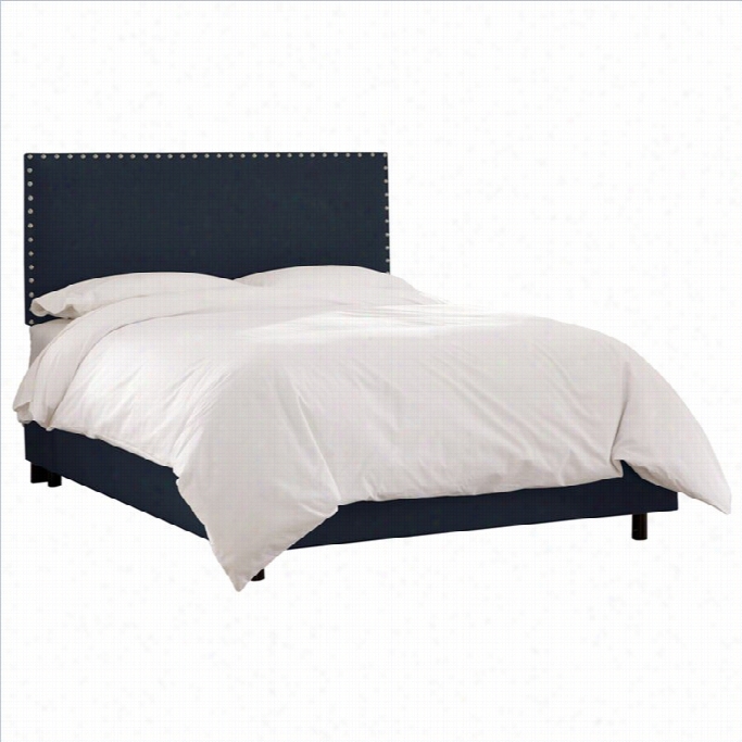 Skyline Furniture Bed In Navy-twin