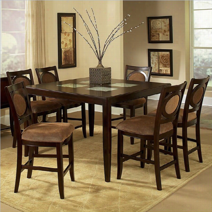 Stteve Silverc Ompany Montblanc 7 Piece  Counter Heightt Dining Set