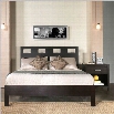 Modus Furniture Nevis Riva Profile Platform Bed 3 Piece Bedroom Set in Espresso