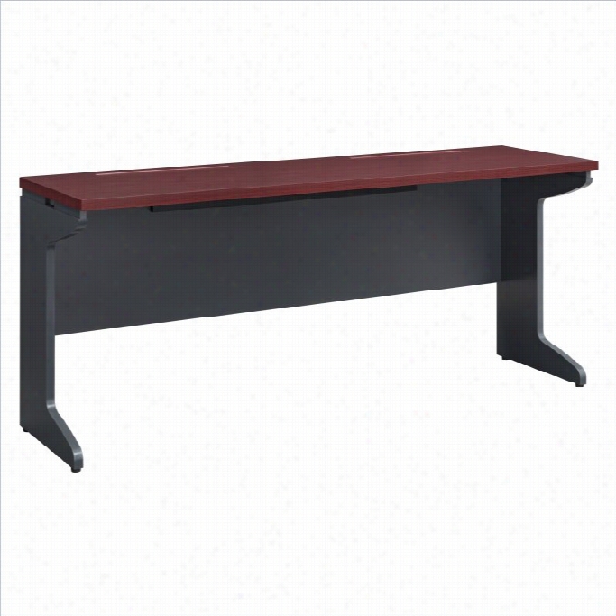 Altra Furniture  Pursuit Credenza In Cherry And Gray