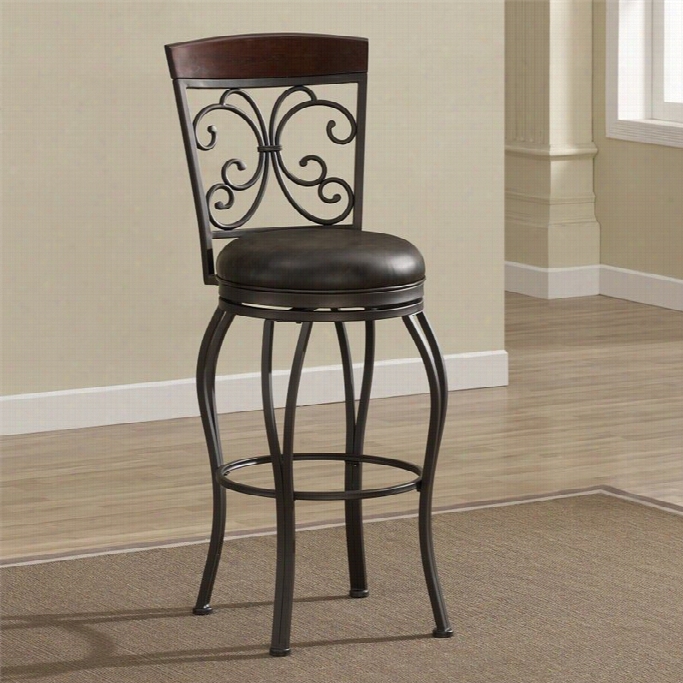 American Heritage Amelia Bar Stool Ni Ppper-26 Inches