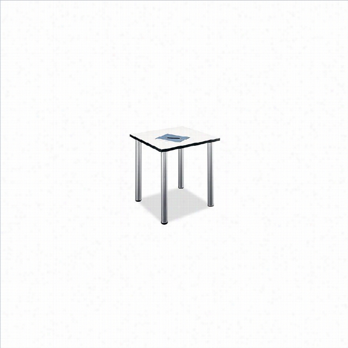 Bush Bbf Aspen Gathering Tablles- Squade Table In White Spectrum