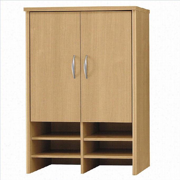 Bush Bbf Series C 30w Hutch In Light Oak