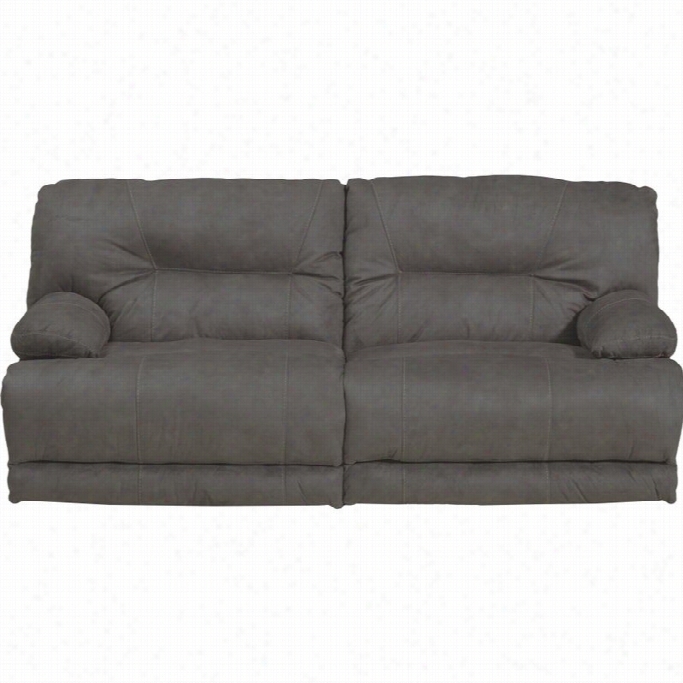 Catnapper Noble Power Lay F Lat Reclining Fabric Sofa In Slate