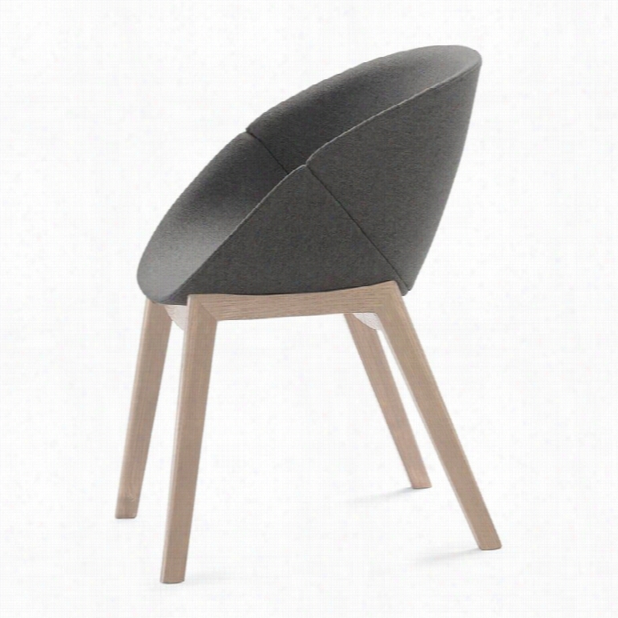 Domitalia Coqiullel- Egg Chair In Ashe White