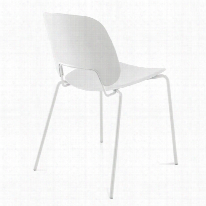 Domitalka Traffic 20 X 21 Stcking Chair In White