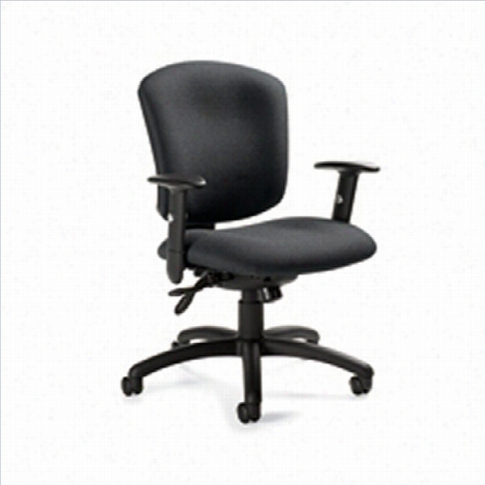 Global Slura X Medium Back Multi Tilter Officr Chair Ing Raphite