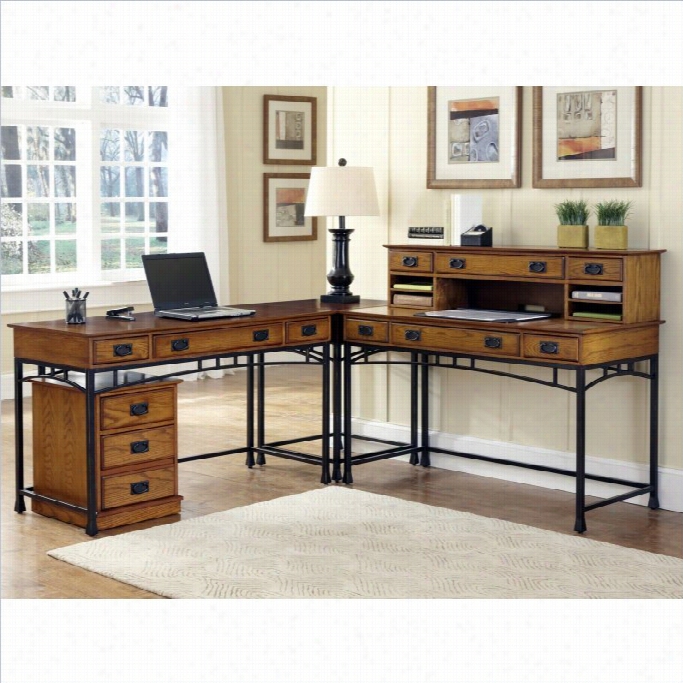 Home Styles Modern Craftsman Conrer Ldesk And Mobile File