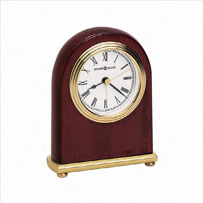 Howard Mi1ler Rosewood Arch Mantsl Clock