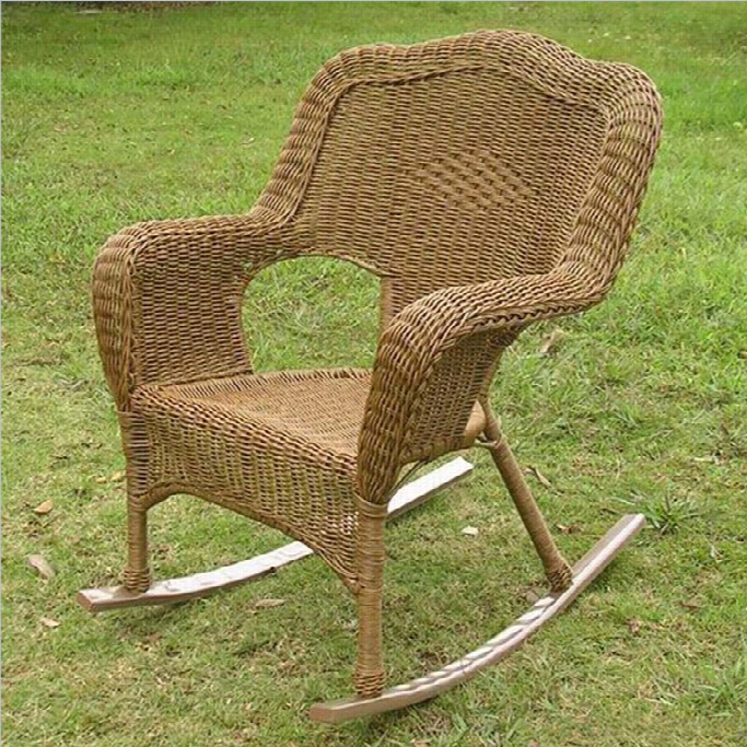 International Caavan Monaco Outdoor Porch Rocker In Mocha (et Of 2)