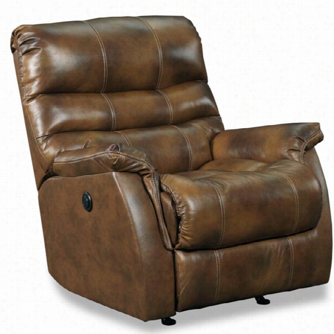 Lanefurniture Adrett Power Rocker Recliner In  Saddle