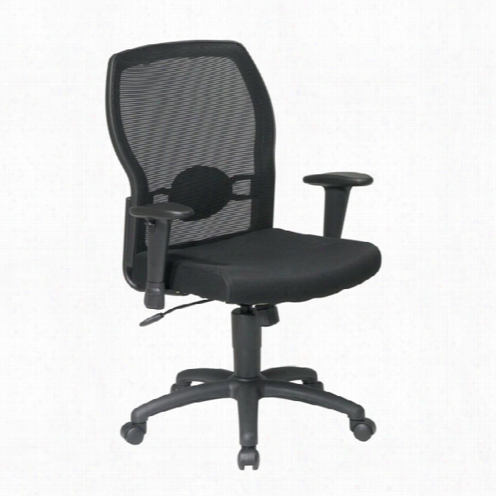 Office Star Work Smart Mesh Bac Kchairi N Black