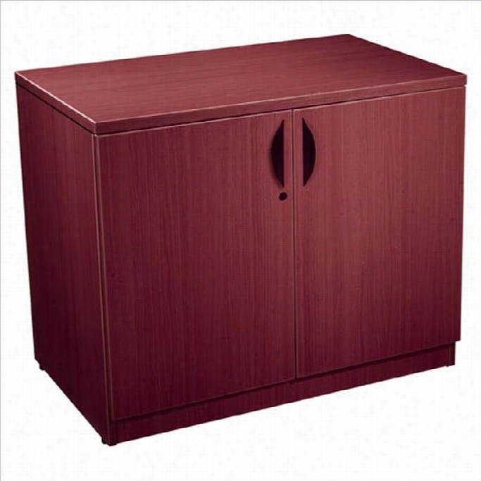 Offices To Go Storage Cabinet Witn Lock-american Mahogany