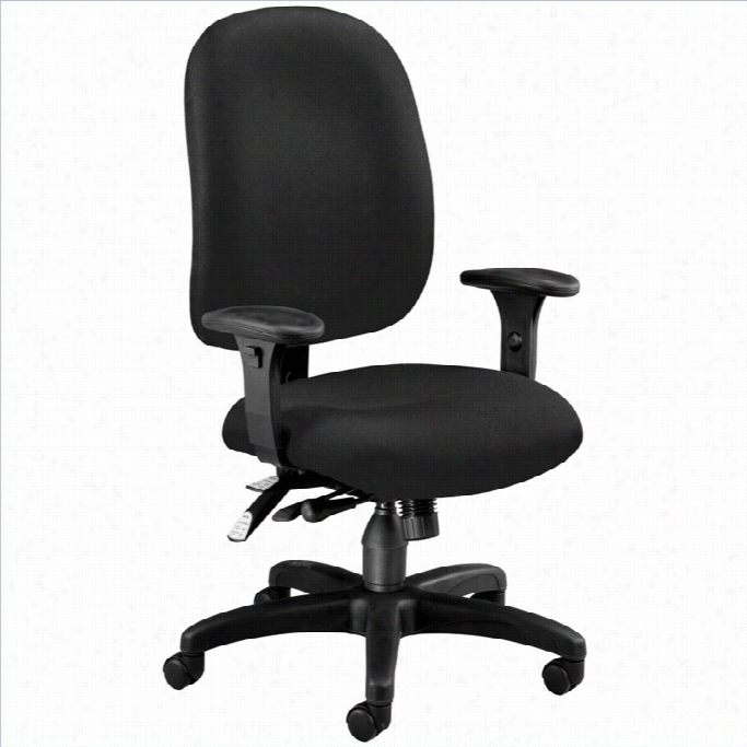 Ofm Ergonomic Task Computer  Office Chair In Black