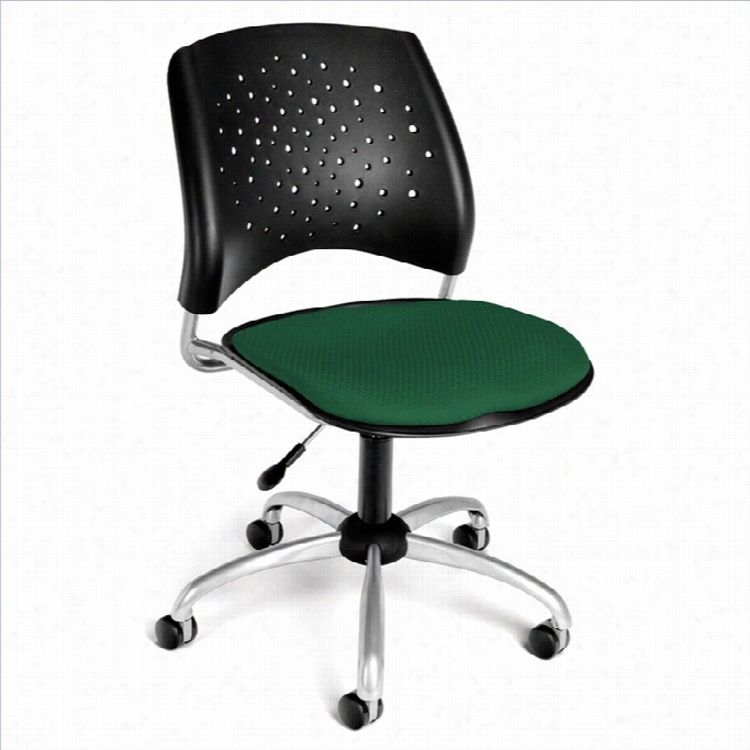 Ofm Star S Wivel Place Of Business Chair In Forest Green