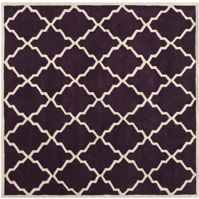 Safavieh Chatham Dark Purple Contemporary Rug - Square 7'