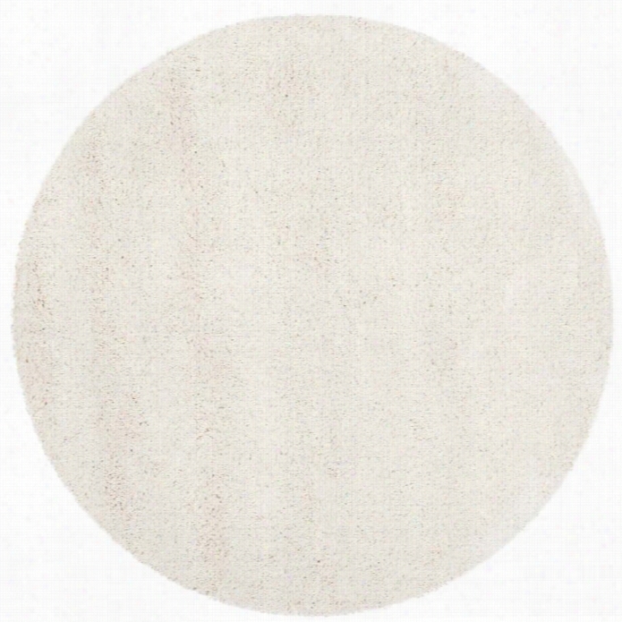 Safavieh Mila Shag Ivory Shag Rug - Round 7'