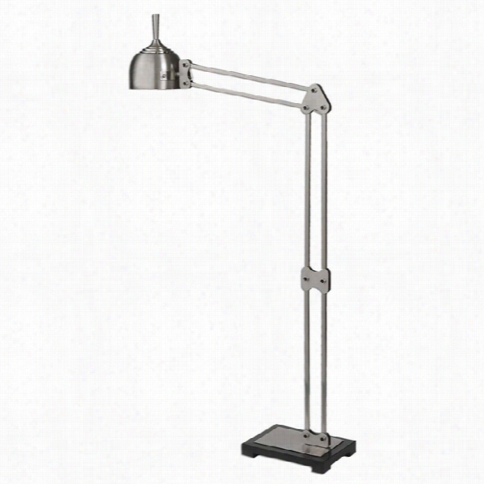 Uttermost Amado Brushed Nickel Floor Lamp