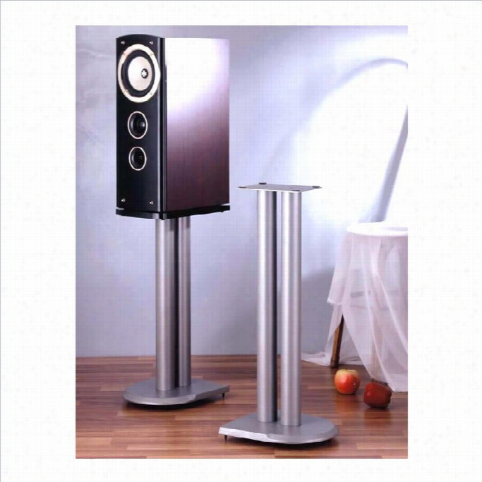 Vti Uf Series  Speaker Stands Pwir In Grey Silver-19 Height