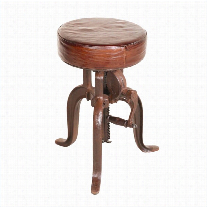 Yosemie 20-27 Adjustable Stool In Brown