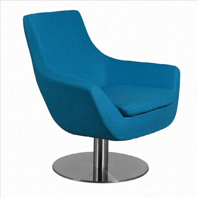 Aeon Furniture Brett Uphosltered Lounge Chair In Blue