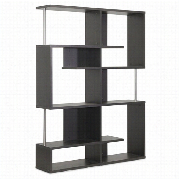 Baxton Studio Kessl Er Tall Bookshelf In Espresso