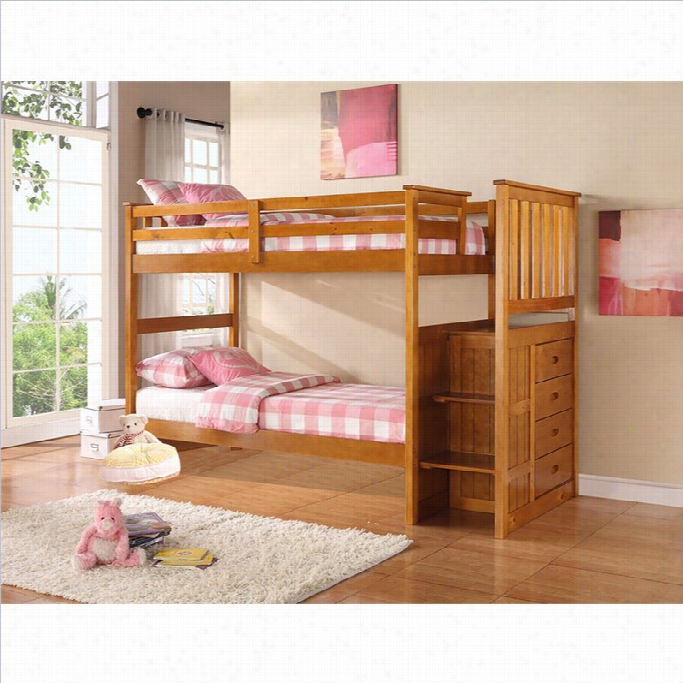 Borama Twin Over Tw In Bunk Bed In Frujtwood