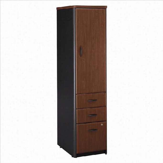 Bush Bf Series A Vertical Locker In Hansen Cherry