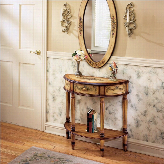 Butler Artists' Originals Demilune Console Table In Light