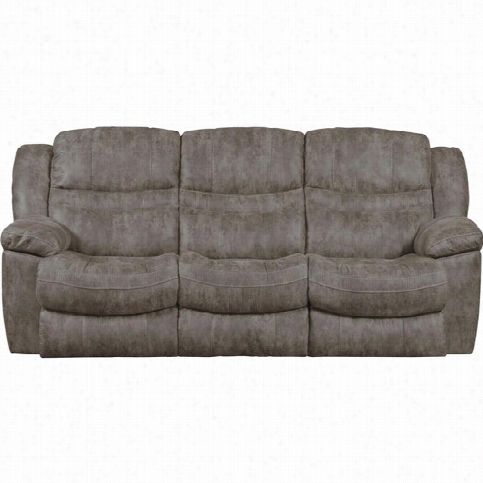 Catnapper Valiant Poaer Reclining Sofa With Drop Down Table In Marble