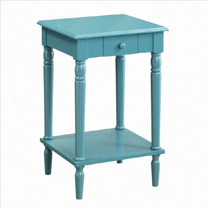 Convenience Concepts French Country  Endd Table - Blue