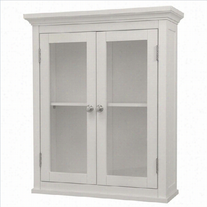 Elegant Home Fashions Madison Avenue 2-door Wall Cabinet In White
