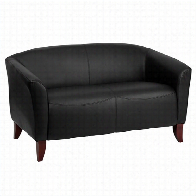 Flwsh Furniture Hercuels  Imperial Lleather Love Abode In Black