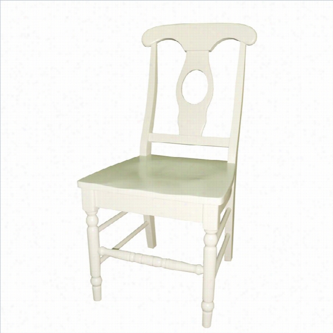 International Con Ceps Empire Dining Chair Iin Cloth Of Flax White (set Of 2)