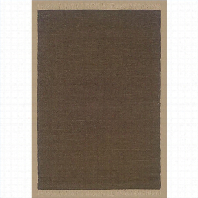 Linon Rugs Verginia Berber Rectangular Area Rug In Cocoa