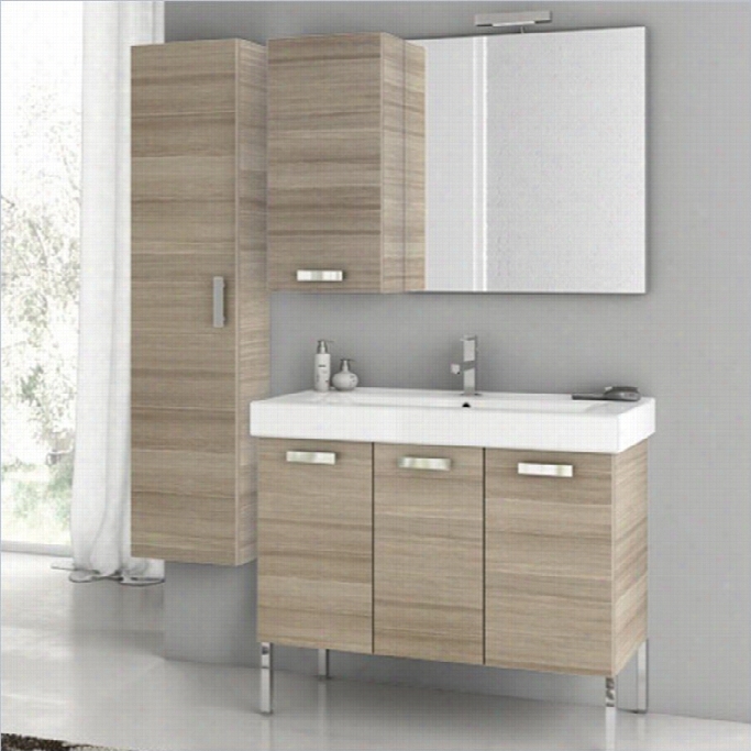 Nameek's Acf 37 Cubical 8 Piece Standingbathroom Vaity Set In Larch Canapa