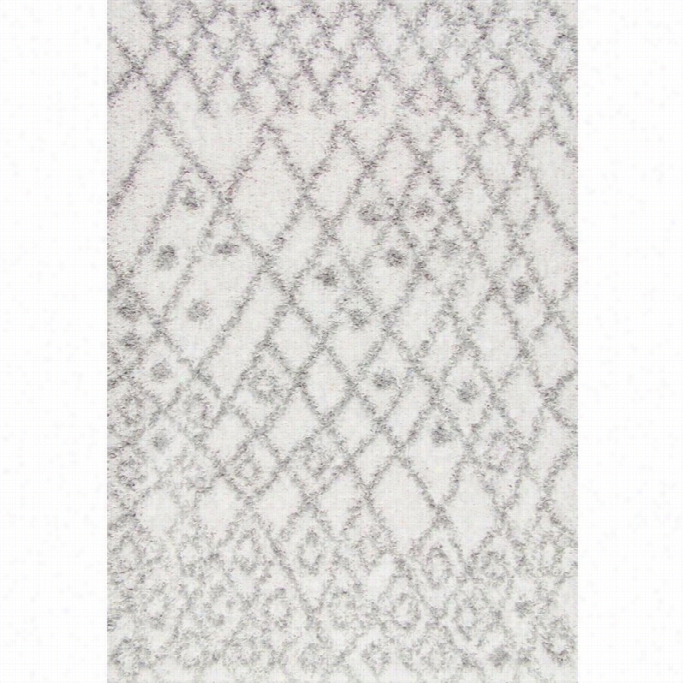 Nuloom 8' X 10' Jarrett  Shaggy Rug In Whits