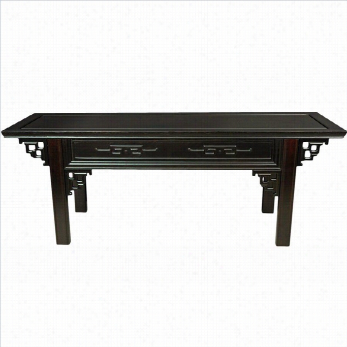 Oriental F Urnituer Japanese Altar Bench In Rsoew Ood