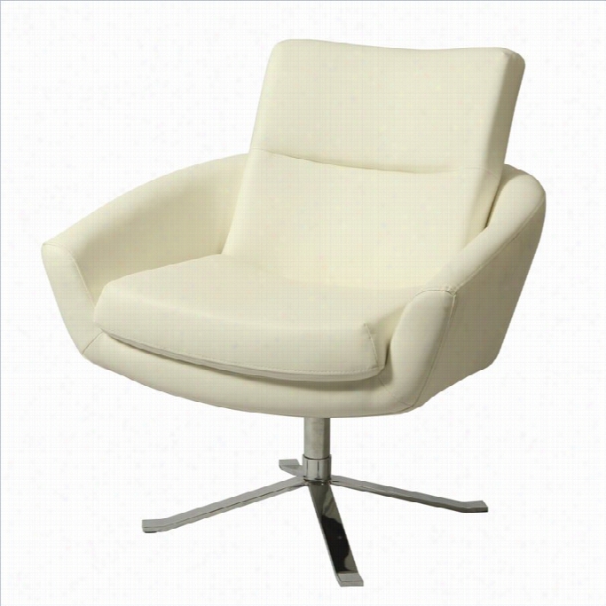 Pastel Furniture Aliante Upholstered Club Chair Iin Ivory