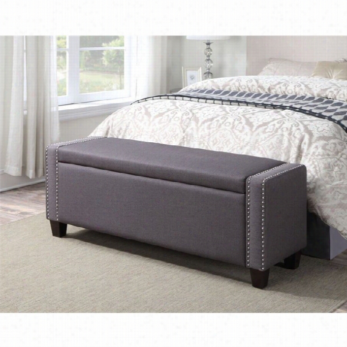 Pri Sto Bedroom Bench In Trespass Slate