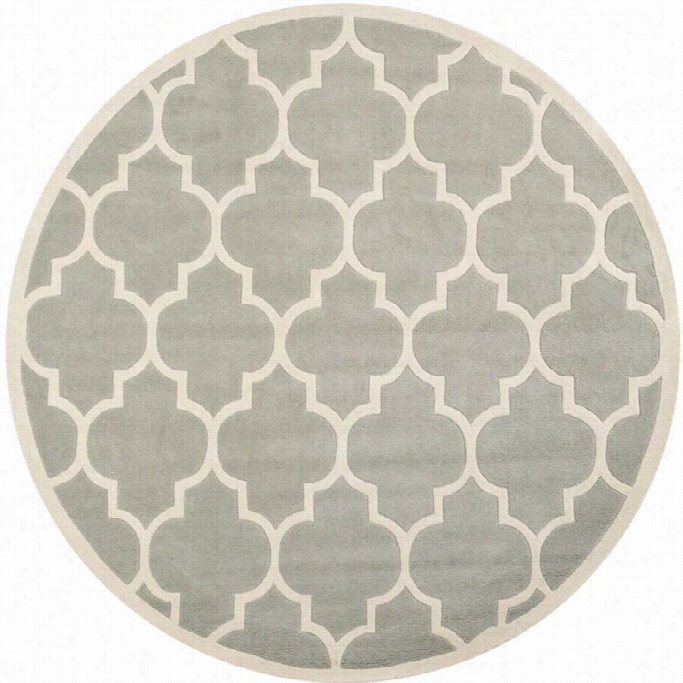 Safavieh Chatham Grey  Contemporary Rug - Round 8'9