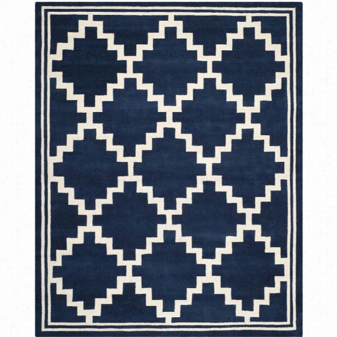 Safavieh Chatham Navy Contemporary Rug - 8' X 10'