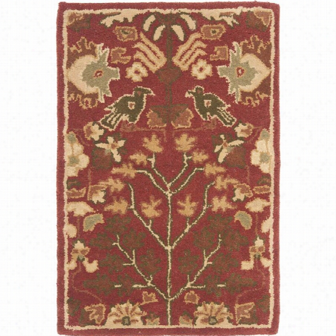 Safavieh Heritage Red Traditional Rug - 3' X 5'