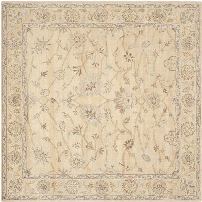 Safavieh Wyndham Square Rug In Light Gold / Light Gold