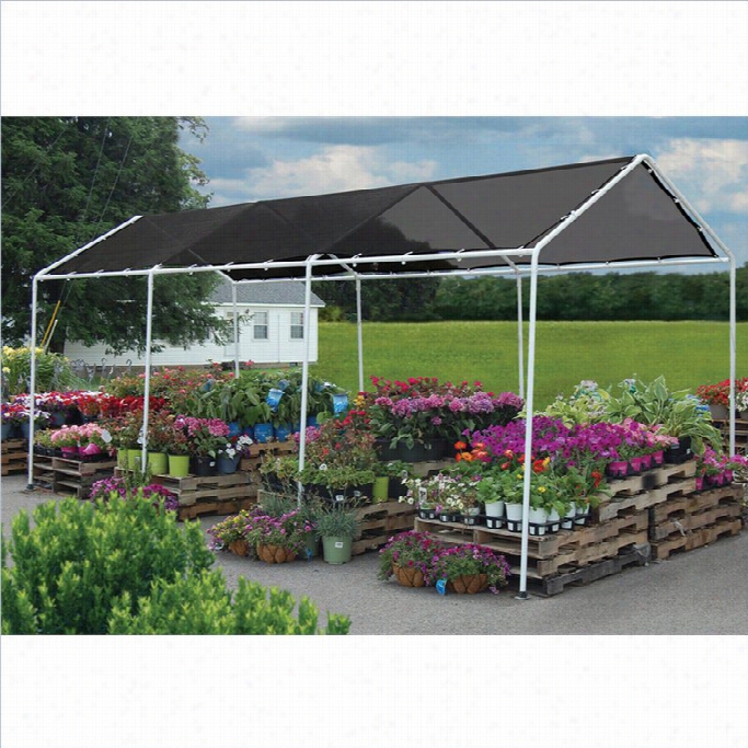 Shelterlogic 8x20' Shade Canopy In Black