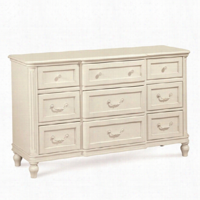 Smartstuff Gabriella 9 Draw Er Wood Dresser In Lace