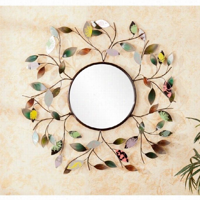 Soutehrn Enterprises Decorative Awll Mirror In Multicolor