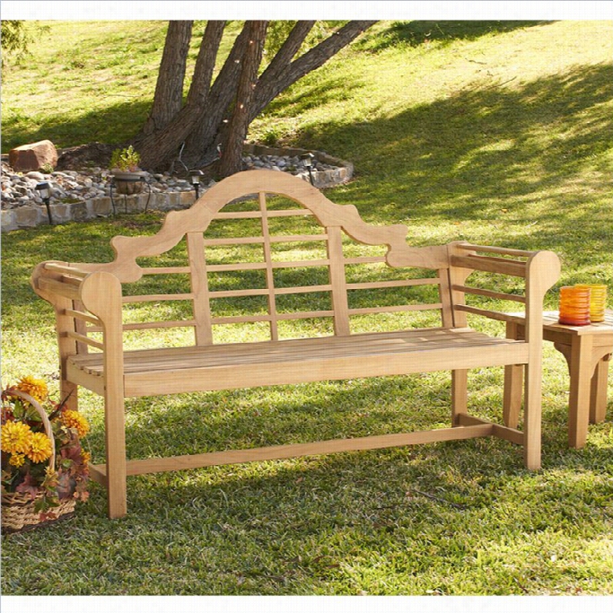 Southern Enterprises Lutyens Bench I N Light Brown